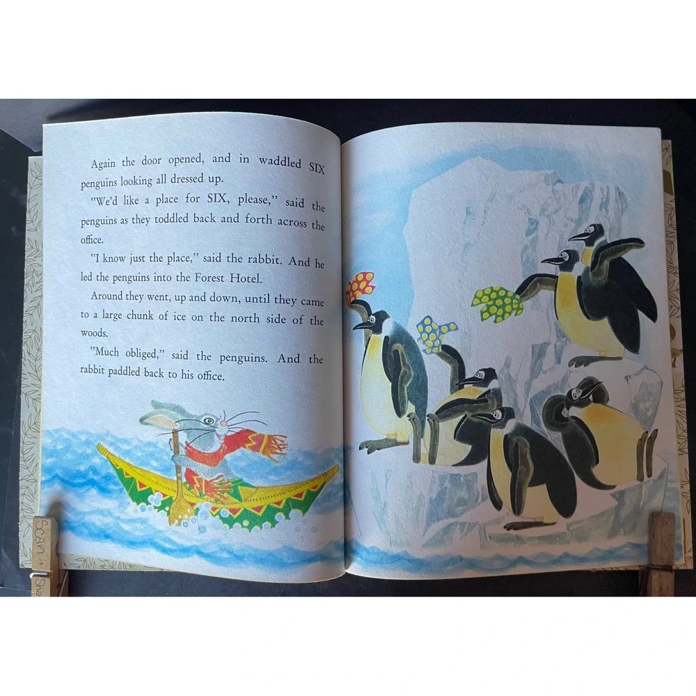 Forest Hotel Counting Story Little Golden Book 1977 Steincrohn Davis